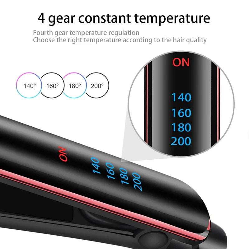 Ceramic Ionic Flat Hair Straightener Black