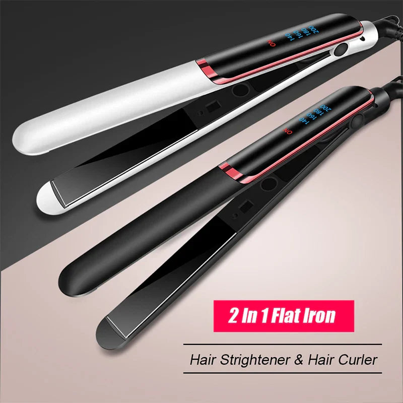 Ceramic Ionic Flat Hair Straightener Black