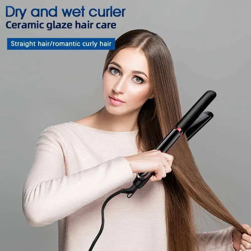 Ceramic Ionic Flat Hair Straightener Black